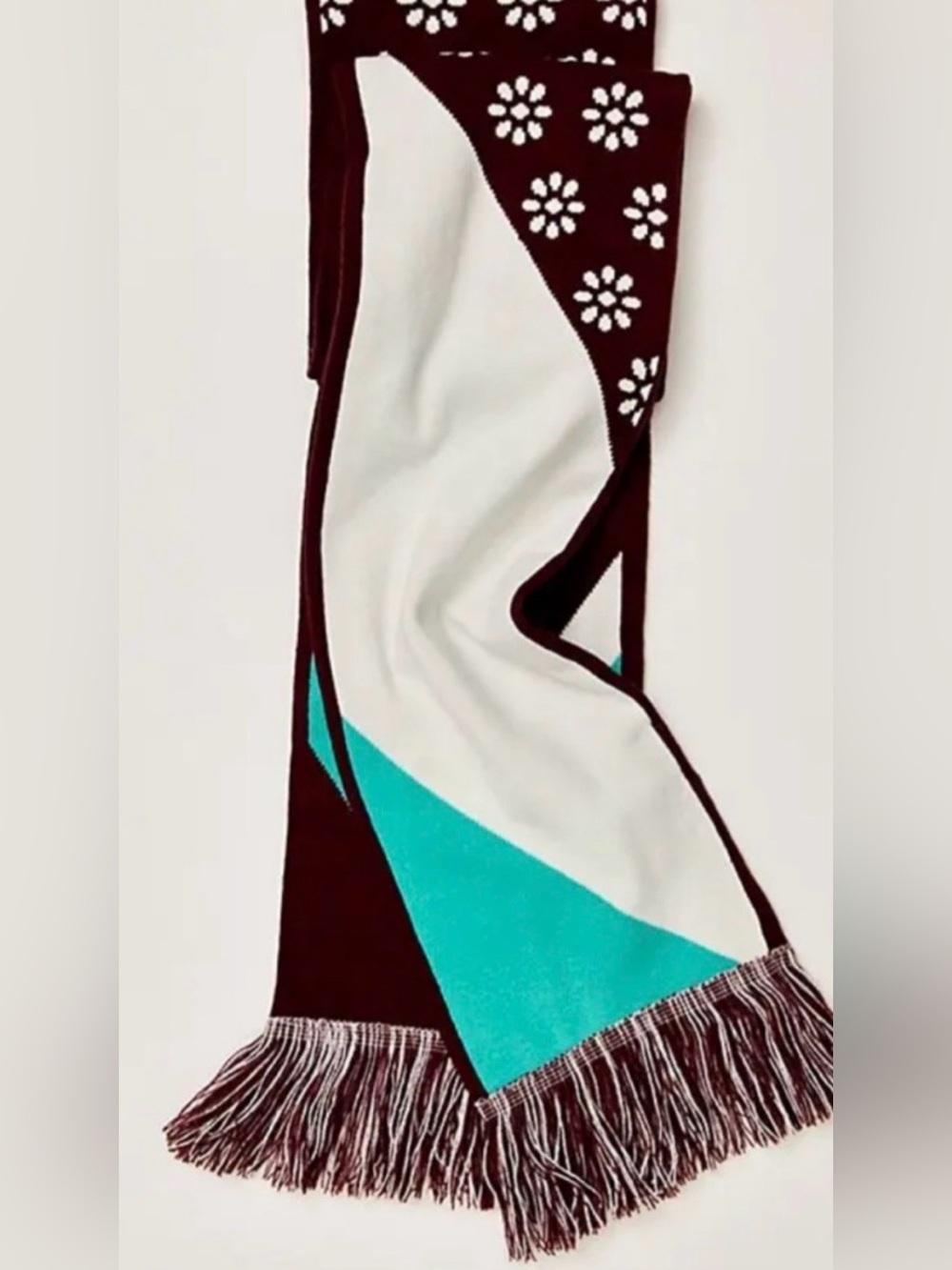 Free people Big League Reversible Scarf. NWT. Mahogany - Picture 5 of 5